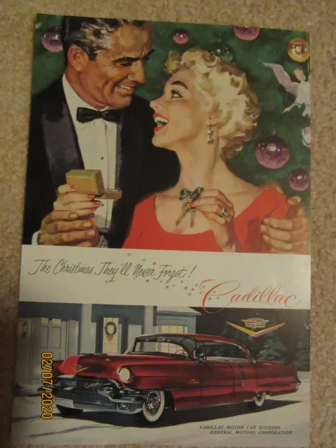 1955 Ad - Cadillac Motor Car, General Motors, Christmas they'll never forget