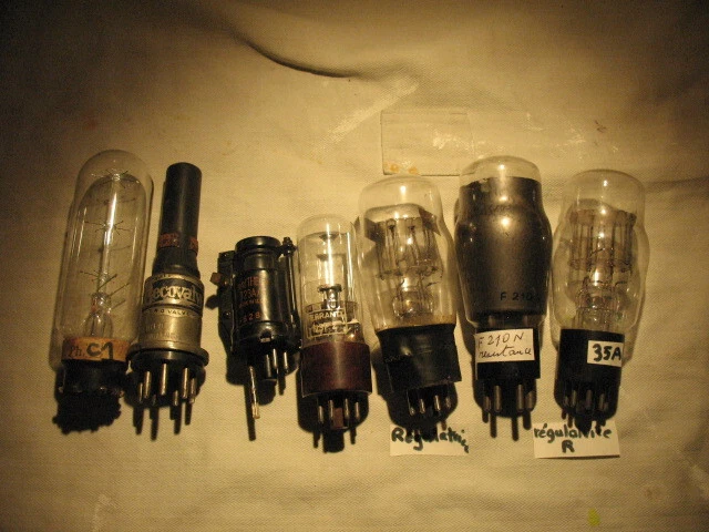 1 Tubes, lampe TSF Philips PCF80 vintage valve tube amplifier NOS