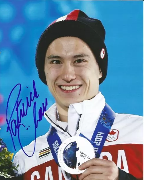 PATRICK CHAN signed 8x10 photo figure skating OLYMPICS
