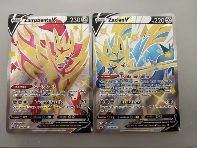 Carta Pokémon Zacian V ASTRO (CRZ 096) - Ultra Rare - Zenit Regale - Near  Mint - Italiano