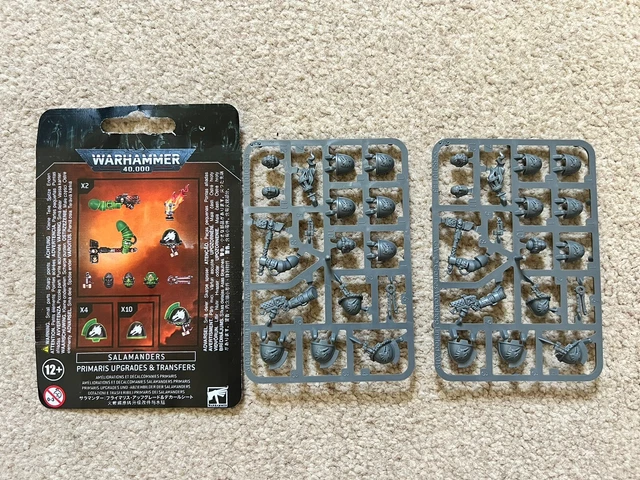 Warhammer 40K Salamanders Space Marine Upgrade Sprue - Games Workshop Official, Unassembled & Unpainted