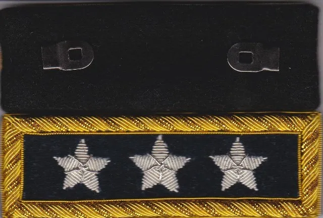 Civil War Lieutenant General Shoulder Boards - Shoulder Straps w/ Free Token