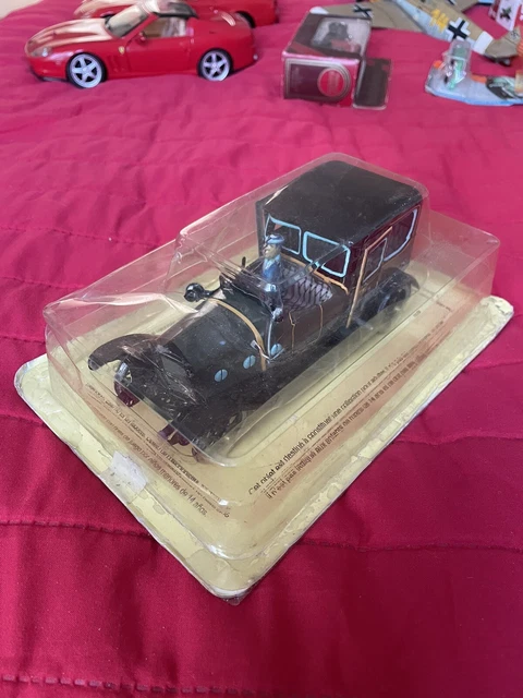 Jouet Ancien Voiture Tôle Lithographiée ALTIN – 22 Cm, Mécanique, Années 1930