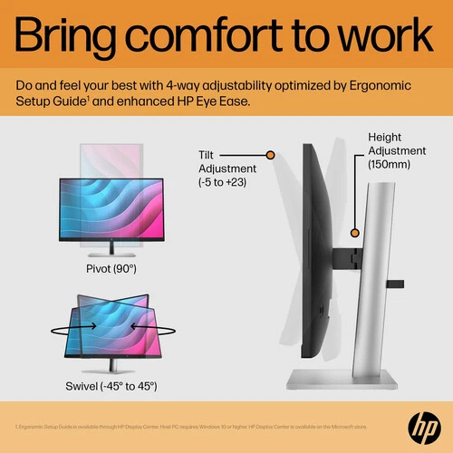 HP E24 G5 - E-Series - LED-Monitor - 60.5 cm (23.8")