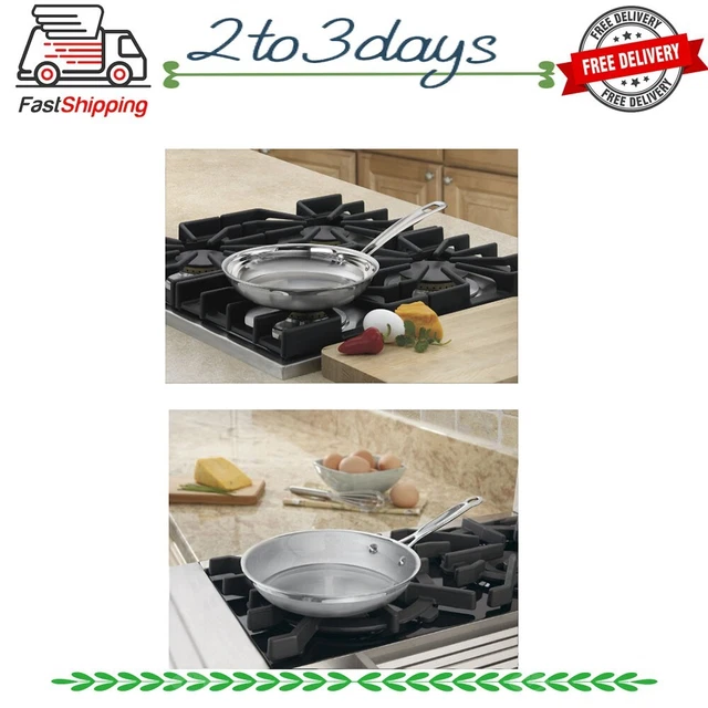 Cuisinar't Multiclad Pro Stainless 8" Skillet Durable, Cool Grip, Lightweight