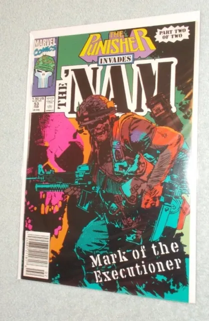 The Nam # 53 1991 Marvel War Comic Doug Murray Vg (Thank You Vets!) The Punisher