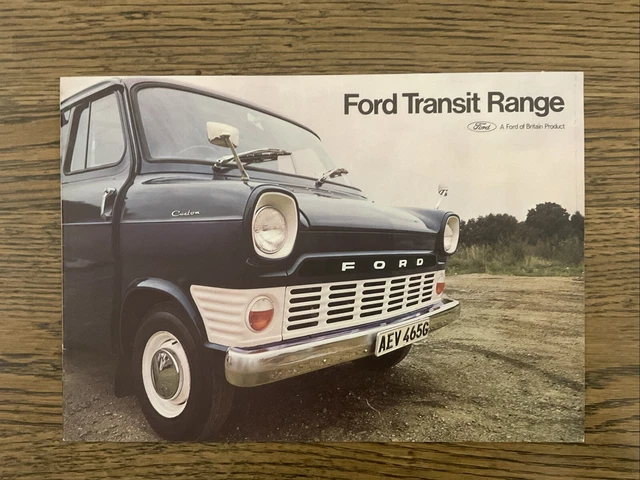 Shell Mk1 Transit FORD TRANSIT MARK 1 Mk1 Brochure Rare EUR 24,45 - PicClick FR