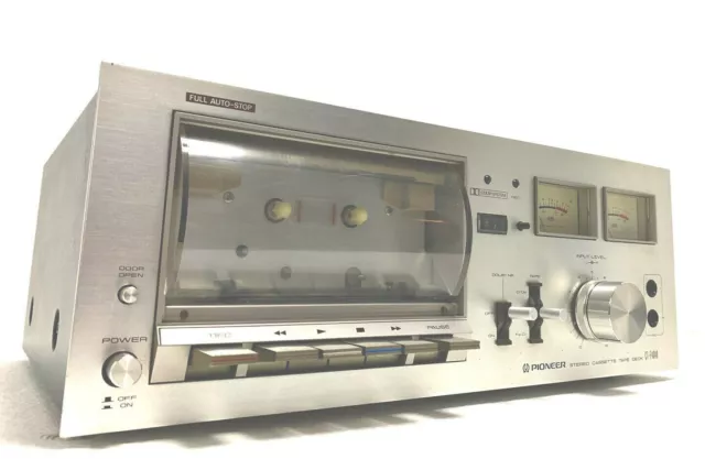 PIONEER CT-F4040 2 Head Stéréo Cassette Deck Vintage 1977 peu servi