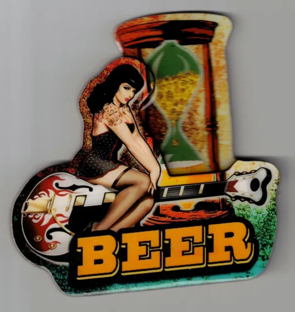 NOSTALGIC-ART-Kühlschrank-Magnet - BEER - NEU