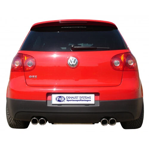 Fox Rennsportanlage 2X 2X76Mm Typ 17 Für Volkswagen (Vw) Golf 5