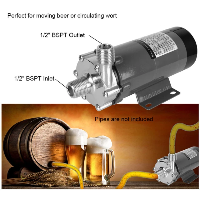 Magnetic Drive Pump MP15RM Homebrew Brewing Magnetic Drive Pump MP15RM 1/2'' NPT