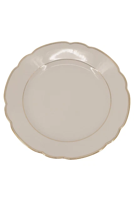 SELTMANN WEIDEN Essteller weiß Ø 24 cm Inka Porzellan Goldrand