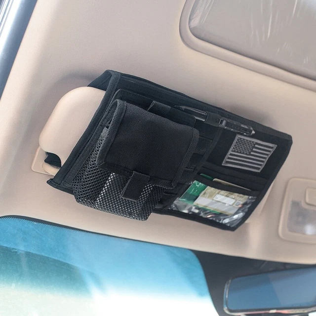 Vehicle Visor Panel Truck Car Sun Visor Organizer CD Bag Holder Car Styling Hunt