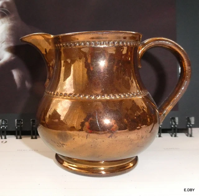 POT A LAIT CREMIER FAÏENCE LUSTREE DE JERSEY PM n° 1