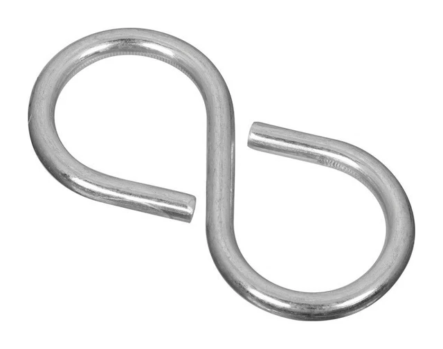 National Hardware N121-277 Zinc Plated Steel #809 Closed S-Hook 2-1/8 L in.