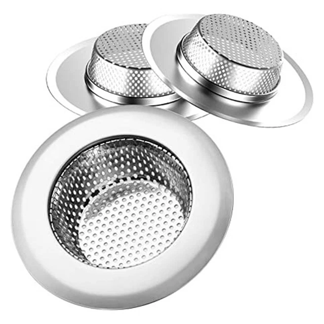 Lot De 3 Crépines Et Bouchons D'évier De Cuisine - Crépine D'évier