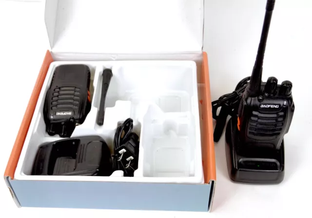 Baofeng BF-888S UHF CTCSS 5W Handheld  Walkie Talkie 2 Pack! USA Legal Freqs!