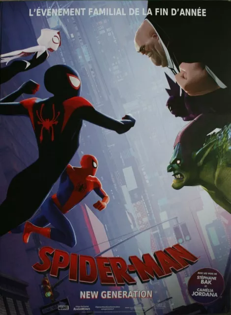 SPIDER-MAN NEW GENERATION Affiche Cinéma Pliée 160x120 Movie Poster PREVENTIVE