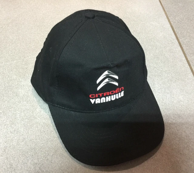 Casquette Cap Noire Car Auto Voiture Citroen Belgique Belgium Groupe Vanhulle