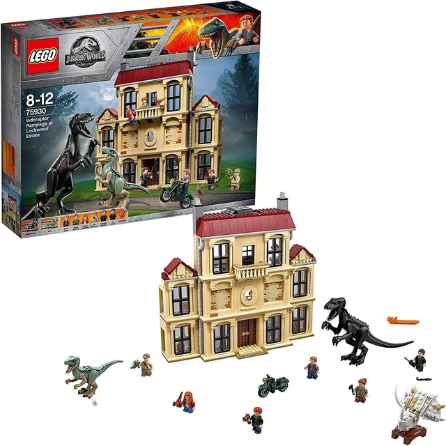 LEGO JURASSIC WORLD Indoraptor Rampage at Lockwood Estate 75930 From ...
