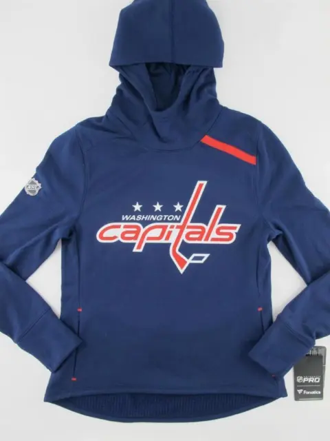 Washington Capitals NHL Team Issued Red Fanatics Player sweatshirt hoodie  XL #2
