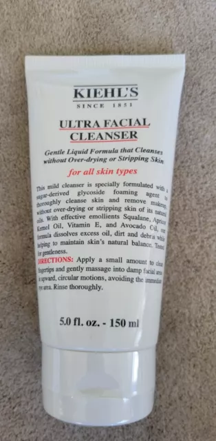 Kiehl's Ultra Facial Cleanser All Skin Types Full Size 5oz / 150ml