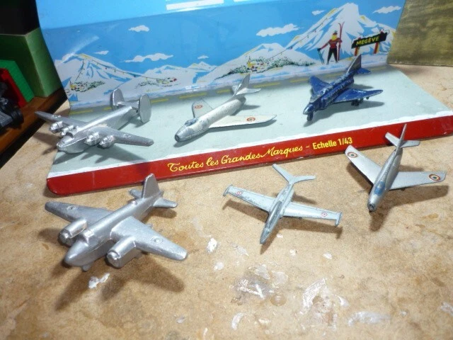 Ancien Avion Jouet Solido Démontable - Métal France - Années 40/50 - Réf 78