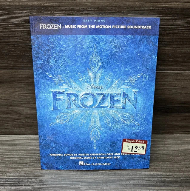 DISNEY FROZEN MOTION Picture Soundtrack Easy Piano Song Book Sheet