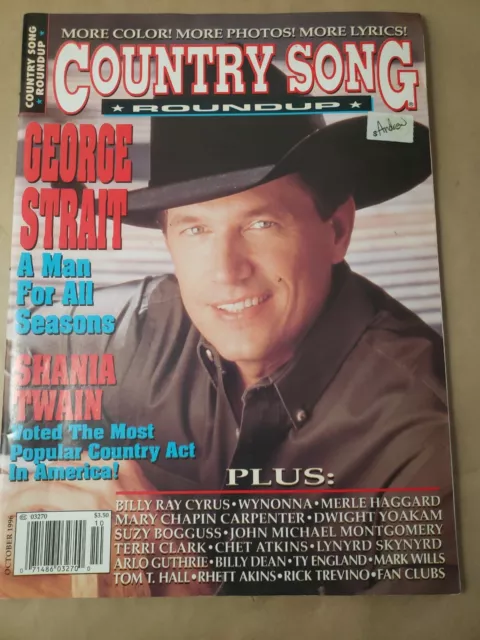 Country Song RoundUp magazine   Oct 1996   George Strait   box1