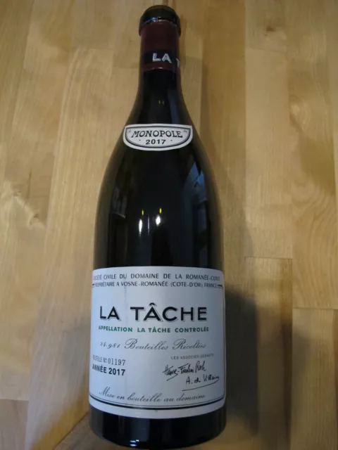 2017 DRC LA TACHE Domaine Romanee Conti  / No Cork / Empty  Bottle / Burgundy