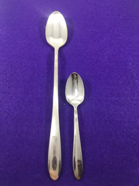 UPRR Union Pacific Railroad Dining Silverware "ZEPHYR" Tea Spoon & Demitasse