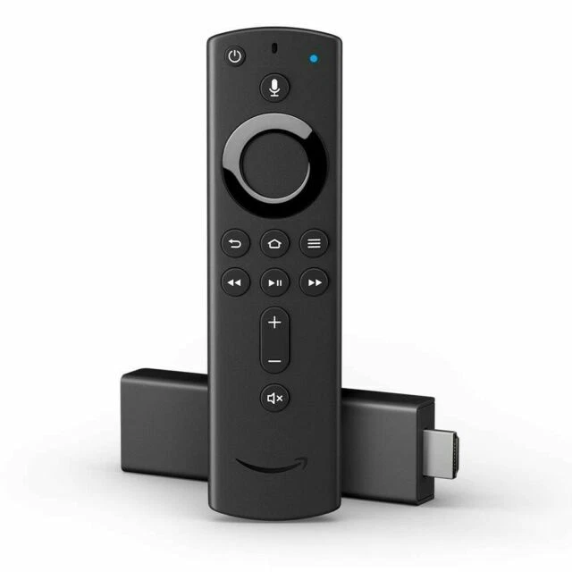 AMAZON FIRE STICK 4K Ultra HD - Alexa Voice Remote - TV Media Player ...