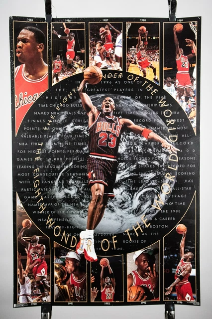 MICHAEL JORDAN POSTER Out of this World 3257 SEALED Starline