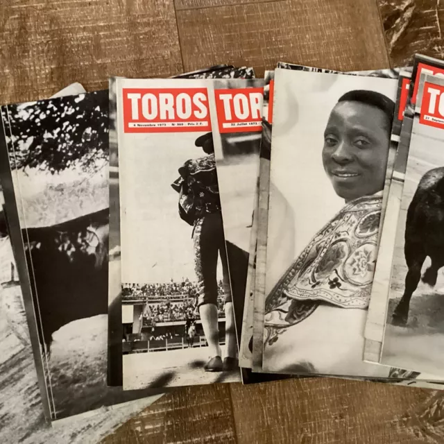 Lot De 20 Revues 1969/1973 Corrida TOROS