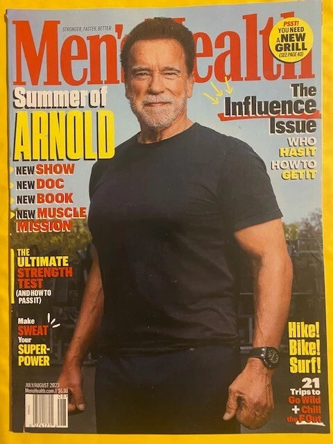 ARNOLD SCHWARZENEGGER MENS health DEREK JETER joe rogan JAMIE RASKIN ...