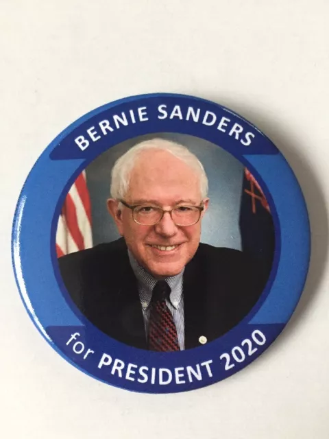 2020 Senator Bernie Sanders for President 3" Button Progressive Socialist Pin