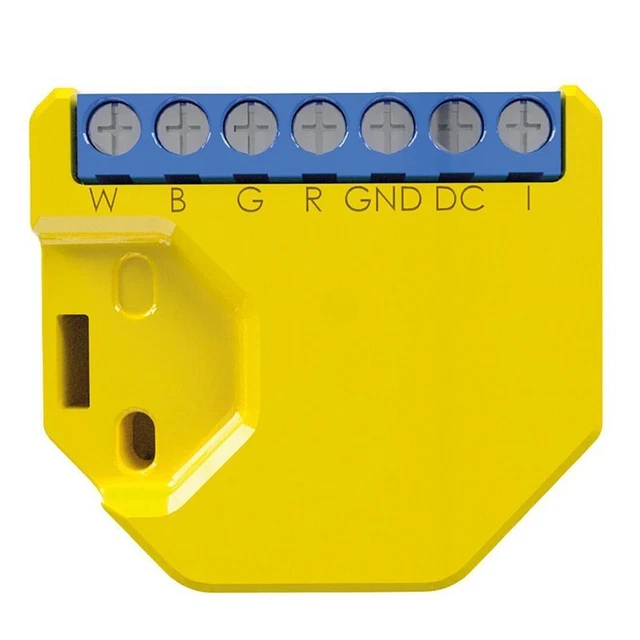 Le contrôleur Shelly RGBW2 RGB Wi-FI pour bandes LED fonctionne Alexa et Google