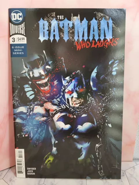 Batman Who Laughs #3- 2019, CVR A Jock Variant, Scott Snyder, DC Comics, VF!