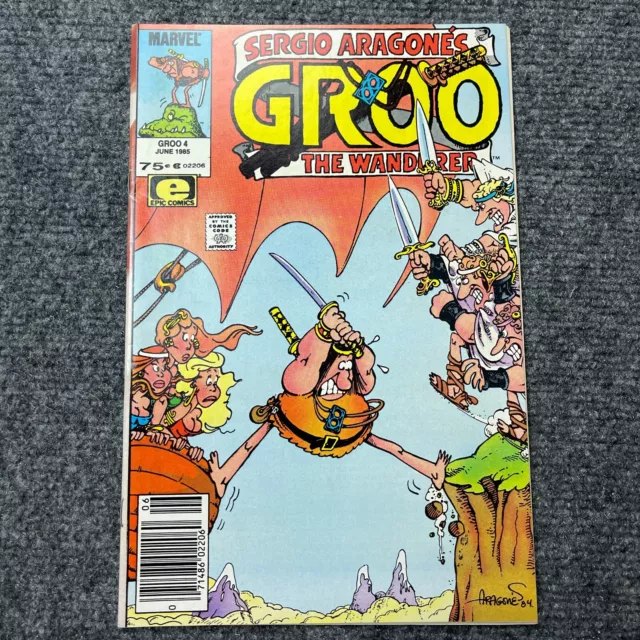 Groo The Wanderer #4 NM Marvel/Epic Comics 1985 Sergio Aragones
