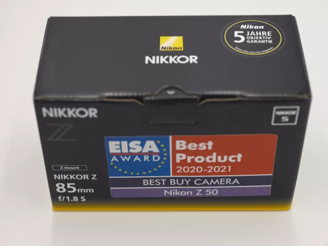 Nikon NIKKOR Z 85mm 1.8 S, Tele-Objektiv