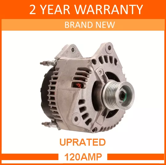 Alternator Land Rover Defender | Discovery | 300Tdi | Uprated 120Amp | *3 Bolt