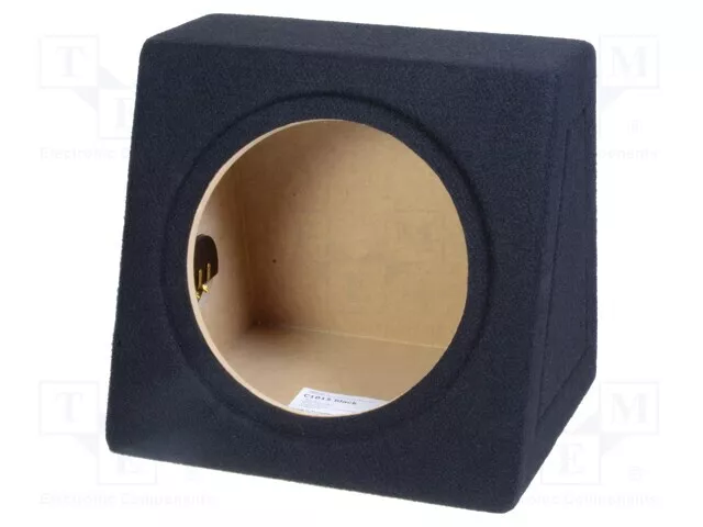 1 piece, Car loudspeaker enclosure OB.MDF.02.BK /E2UK