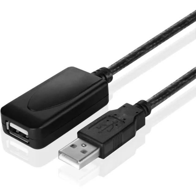 Cable de extensión 4xem 4X3302A110M 35 ft 10m USB 3.0 con amplificador de extensión