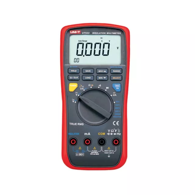 UNI-T UT533 AC/DC Digital Insulation Resistance Megohmmeter Multimeter Tester #