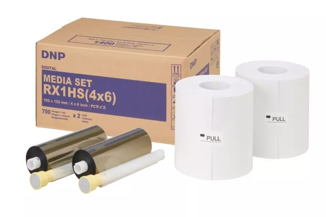 DNP DS-RX1 4x6 Hs Papier + Ribbon pour 1400 Impressions 10x15