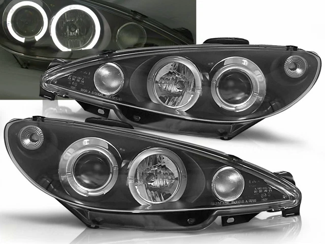 Jeu De Phares H4 Pour Peugeot 206/CC (à Partir De 09/1998) - Gauche Et Droite, Avec Clignotants Intégrés