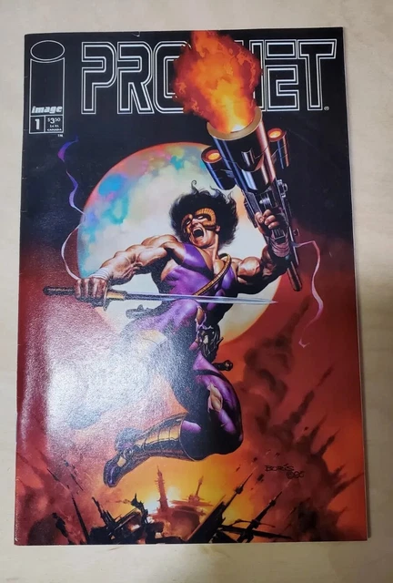 Prophet #1 (1995) Boris Vallejo Variant  Solo Series VF Prophet Movie Hot 🔥