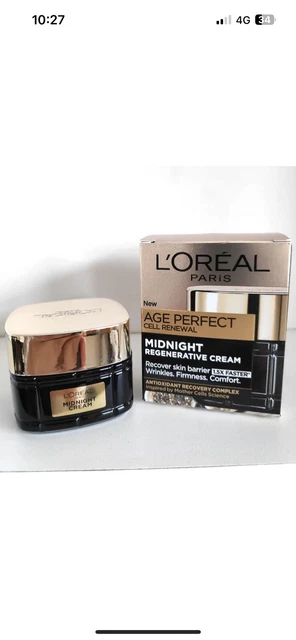 L'Oreal Paris Age Perfect Cell Renewal Midnight NEW Anti-Ageing Face Cream (475)