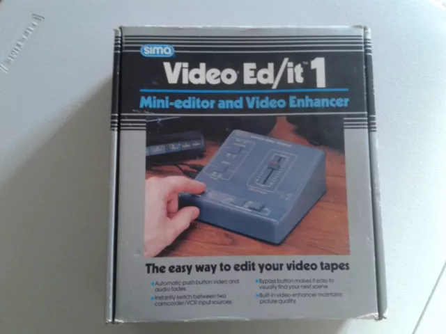 Video Ed/it 1. SIMA Mini-editor e Video Enhancer. Usato.