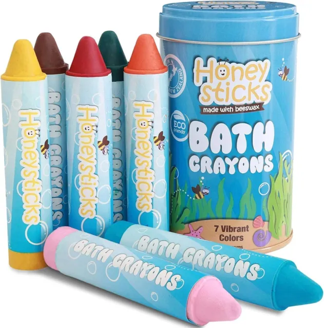 Honeysticks Bath Crayons for Toddlers & Kids - Handmade from Natural Beeswax AU
